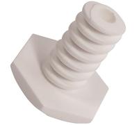 Genuine C00506981 White Plastic Adjustable Foot Legitting White Plastic Adjustable Foot Leg Fits Ariston, Hotpoint, Indesit Fridge & Freezers