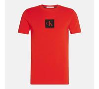 Genuine Calvin Klein CK Jeans Central Monogram Logo Mens T Shirt Red