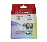 Genuine Canon 510, 511, Multipack Ink Cartridges, Canon PG-510, CL-511, 2970B010