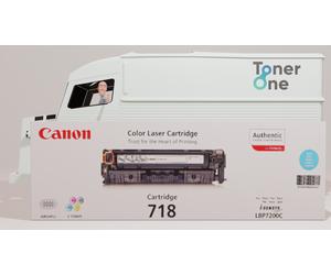 Genuine Canon 718C Toner Cartridge - Cyan