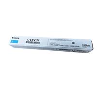 Genuine Canon C-EXV34 Cyan Toner Cartridge C2020 C2025 C2030 New