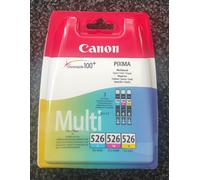 Canon CLI-526 Inkjet Cartridge Multi Value Pack CMY 4541B018