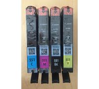 Canon CLI-551 BK/C/M/Y Ink Cartridge + Photo Paper Value Pack