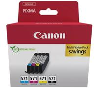Canon CLI-571 Original Ink Cartridge - Black, Cyan