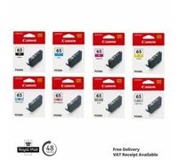 Genuine Canon CLI-65 CMYBK/GY/LGY/PC/PM Ink Cartridges for Pixma Pro 200-SEALED