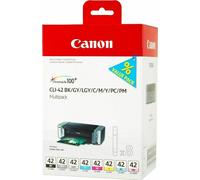 Genuine Canon CLI42 CMYK+ GY+ LGY+ PC+ PM+ Multipack Inks for Pixma Pro LOT