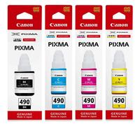 Genuine Canon GI-490 Multipack Ink Bottles for Pixma G2200 G3411 Printers