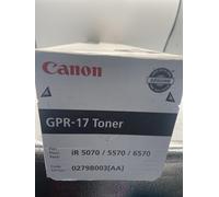 GENUINE CANON GPR-17 TONER CARTRIDGE BLACK IR 5070 5570 6570 GPR 17 0279b003 AA