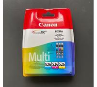 Canon CLI-526 Original Canon ChromaLife100+ CLI 526 C/M/Y Multi Pack Ink Cartridge ( 526CMY )