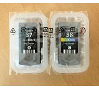 Canon PG37/ CL38 Ink Cartridge Bundle Pack - Black/Colour