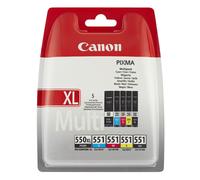Genuine Canon Multipack Ink Cartridge PGI-550XLPGBK/ CLI-551 BK /C/M/Y 6509B013