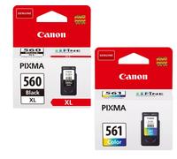 Canon PG-560XL/CL-561XL High Capacity 3 Ink Cartridge & Photo Paper Value Pack - 3712C012 (Original)