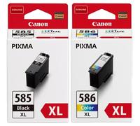 Genuine Canon PG-585 CL-586, Ink Cartridges for Pixma TS7640i TS7650i Lot
