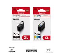 Genuine Canon PG-585XL CL-586XL Ink Cartridges Black/ Color for Pixma TS7600 Lot