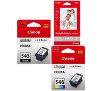 Genuine Canon PG545 CL546, Ink Cartridges, PIXMA MG2450 Printer