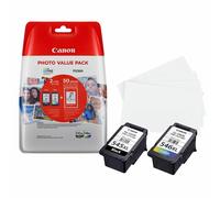 Canon PG-540XL/CL-541XL High Yield Ink Cartridge + Photo Paper Value Pack