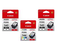 Genuine Canon PG545XL CL546XL, Ink Cartridges, PIXMA MG2450 Printer LOT