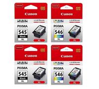 Genuine Canon PG545XL CL546XL, Ink Cartridges, PIXMA MG2450 Printer LOT