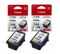 Genuine Canon PG545XL CL546XL, Ink Cartridges, PIXMA MG2450 Printer LOT