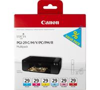 Genuine Canon PGI-29 C/M/Y/PC/PM/R Multipack ink for PIXMA PRO 1 4873B005