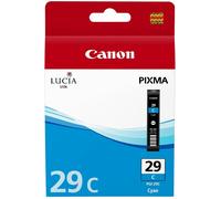 Original; Canon PGI-29 Printer Ink Cartridge Cyan Lucia