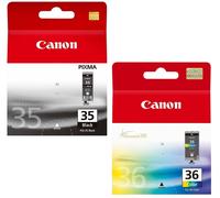 Genuine Canon PGI-35BK / CLI-36CL Ink cartridge for Pixma ip100 TR150 ip110 260