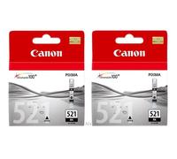 Genuine Canon PGI-520, CLI-521 Ink Cartridge, Pixma MP550 MP560 MP620 MP630, LOT