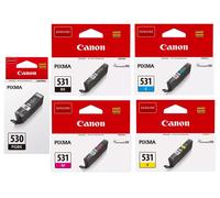 Genuine Canon PGI-530 CLI-531 Ink Cartridges for Pixma TS8750 Pixma TS8751 Lot
