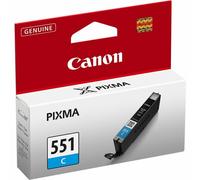 Canon 6509B001 Original Canon 551 Cyan Ink Cartridge - CLI 551C, 7ml