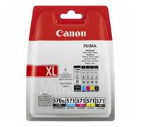 Genuine Canon PGI-570XL / CLI-571 Ink Cartridges PGBK CMYK for MG5750 MG5752