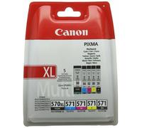 Canon PGI 570XL/CLI-571 Multipack Ink cartridge - 5-pack Black, yellow, cyan, magenta