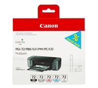 Genuine Canon PGI 72 Multipack PBK/GY/PC/PM/CO Ink Cartridges Pixma Pro 10 10S