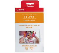 Canon SELPHY RP-108 Ink + Paper Multipack -Genuine Printer Ink Cartridges