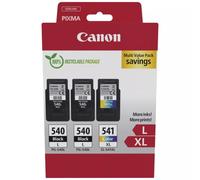 Canon PG-540L/CL-541XL High Capacity 3 Ink Cartridge Multipack - 5224B017 (Original)