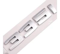 Genuine Car Sticker For BMW F34 Trunk Lid M335i M 335i Emblem Badge Logo Sign OEM(Silver-Matte)