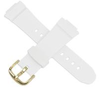 Genuine Casio Watch Strap Band for BG-6901-7 BG 6901 Baby G Gold Buckle White