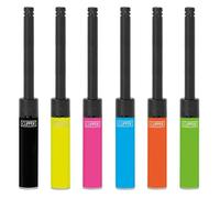 Genuine Clipper Long Tube Reach Adjustable flame Refillable Lighters for Candles Cookers Kitchen BBQ Camping Fire (Assorted Color) (1)
