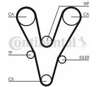 Genuine Continental Timing Belt - CT1096