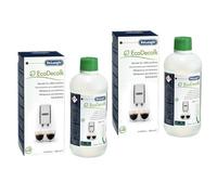GENUINE DELONGHI COFFEE MAKER NATURAL DESCALER ECODECALK 500ML BOTTLE PACK OF 2