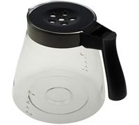 Piebert Glass Pitcher (Transparent,black) - Compatible with DeLonghi HZ1023 ICM17210 Clessidra Coffee Machine