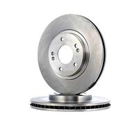 Genuine Delphi 294mm Front Vented Plain Brake Disc Set for Hyundai Santa BG3860