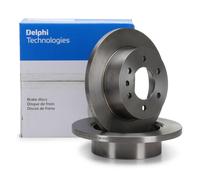 Genuine Delphi BG4033 Rear Brake Disc Set 298mm For Mercedes Sprinter VW Crafter
