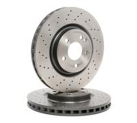 Genuine Delphi BG4658C Front Coated Brake Disc Set 320mm for Mercedes Benz