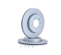 Genuine Delphi Front Coated Brake Disc Set for VW Amarok Pickup Platform BG4343C