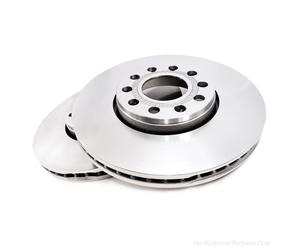 Genuine Delphi Front Vented Brake Discs Set Pair - BG9926