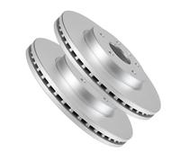 Genuine Delphi Front Vented Coated Brake Discs Set Pair - BG9060C