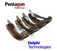 Genuine Delphi LS1625 Rear Brake Shoe Kit Audi Skoda VW Seat obs