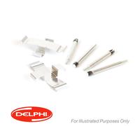 Genuine Delphi Rear Brake Pad Accessory Kit - LX0650