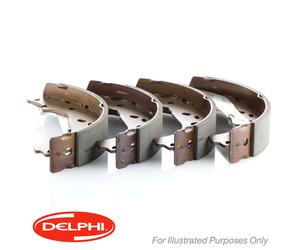 Genuine Delphi Rear Brake Shoe Set - LS2002