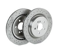 Genuine Delphi Rear Coated Brake Disc Set for Mercedes Benz BG4958C A1724230112